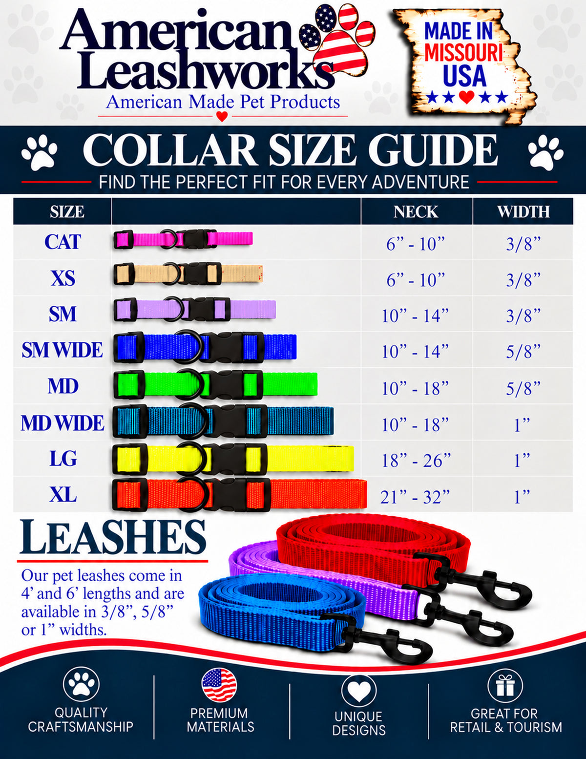 Collar Size Chart