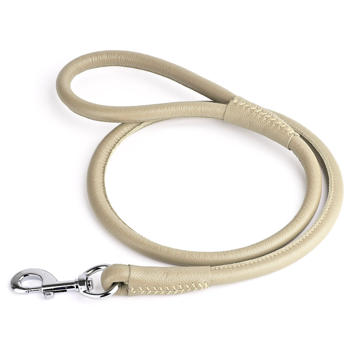 Soft Leather Round Dog Lead