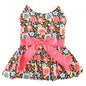 Blooming Blue and Peach Floral