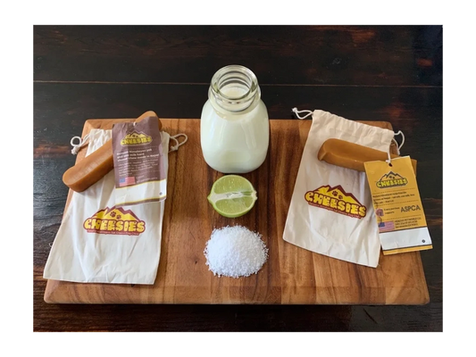 Cheesies yak cheese chews with lokta paper packaging