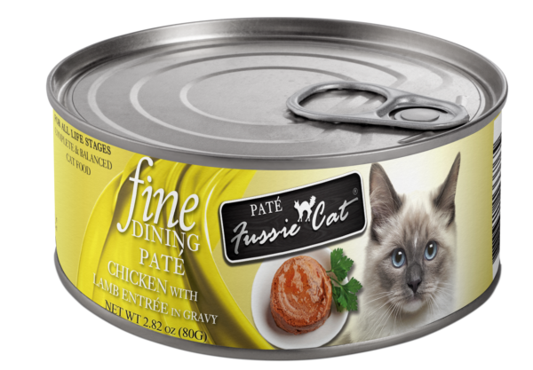 Fussie Cat Fine Dining Pate Chicken with Lamb