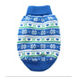 Sweater - Snowflake and Hearts - Blue