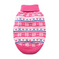 Sweater - Snowflake and Hearts - Pink