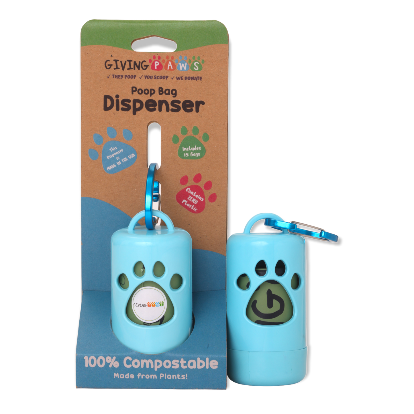 Plant-based Poop Bag Dispenser