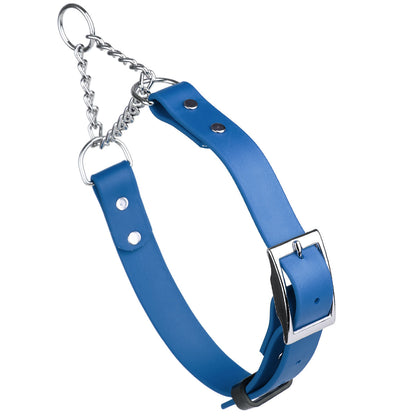Biothane Adjustable Martingale Dog Collar with Metal Buckle