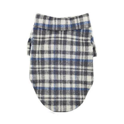 Gray & Blue Plaid