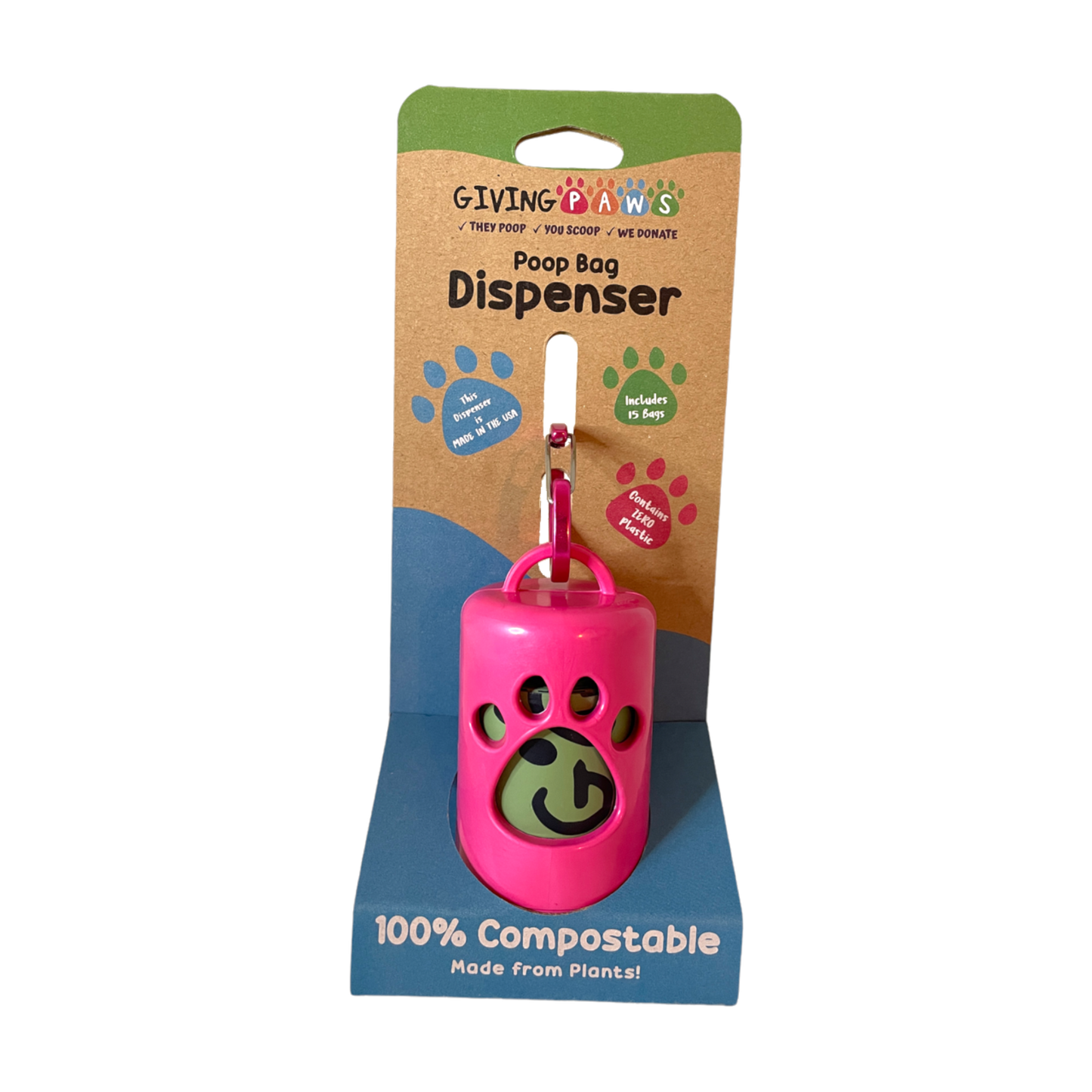 Plant-based Poop Bag Dispenser