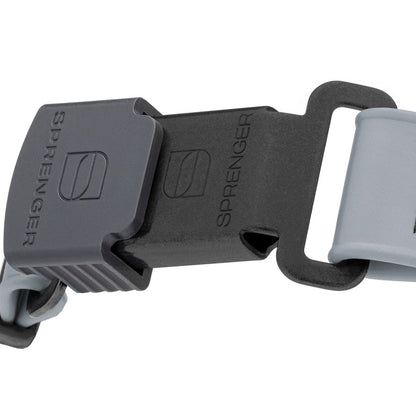 Herm Sprenger - ClicLock Safety Fastener for Flat-Style Collars – Black Stainless Steel