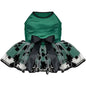 Green & Black Satin