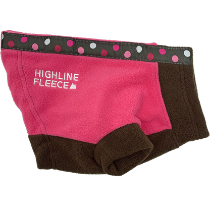 Pink & Brown with Polka Dots