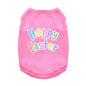 Fun T-Shirt - Hoppy Easter Dog Shirt - Carnation Pink