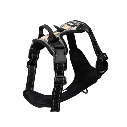 Reflective Control Harness Solids and Tan Plaid