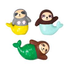 LITTLE SLOTH MAIDS 3 PIECE MINI LATEX DOG TOY Case of 4