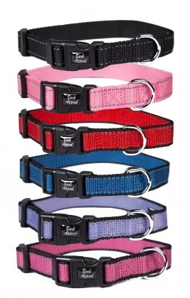 Reflective Trimmed Nylon/Poly Collar