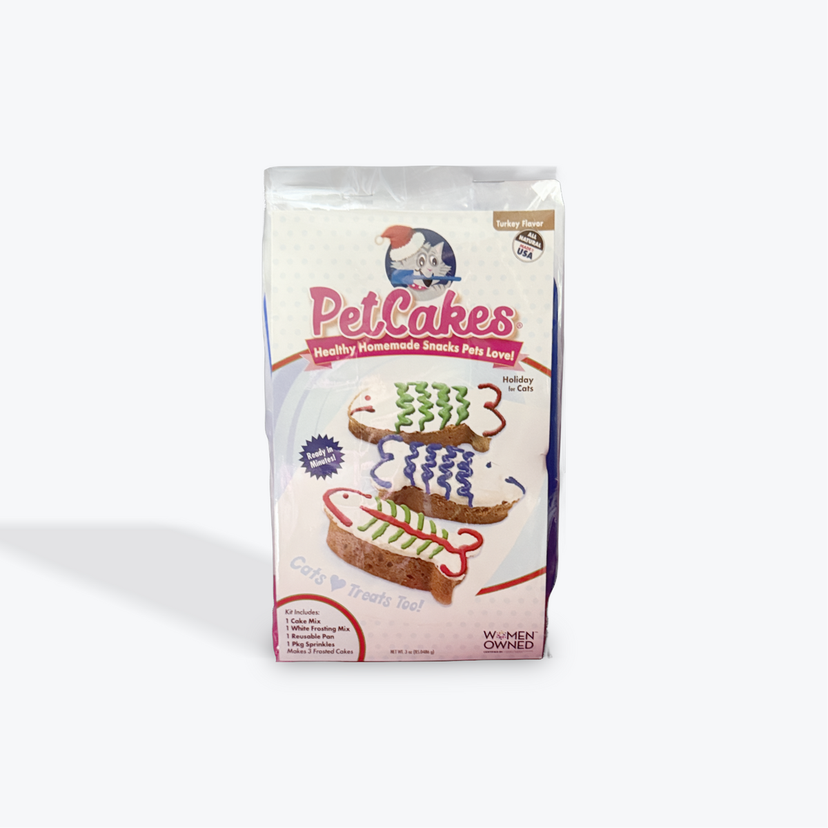 PetCakes Cat Christmas Kit - Turkey flavor (CHX-TK)