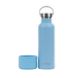 Springer Dog & Me 24oz water bottle in light blue with a matching detachable bowl