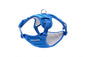RC Pets Cirque Harness in blue with a patterned top
