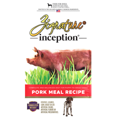 Inception Pork Formula Dry Dog Food
