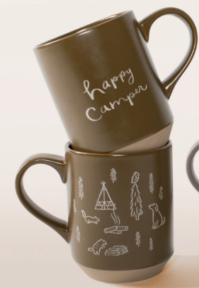 STONEWARE NEW YORK MUGS