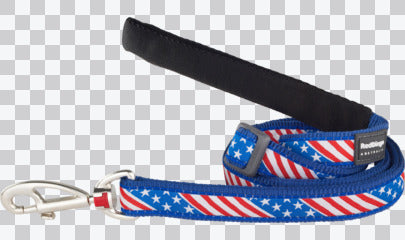 6 Ft Adjustable Dog Leads (with Padded Handle) - US Flag