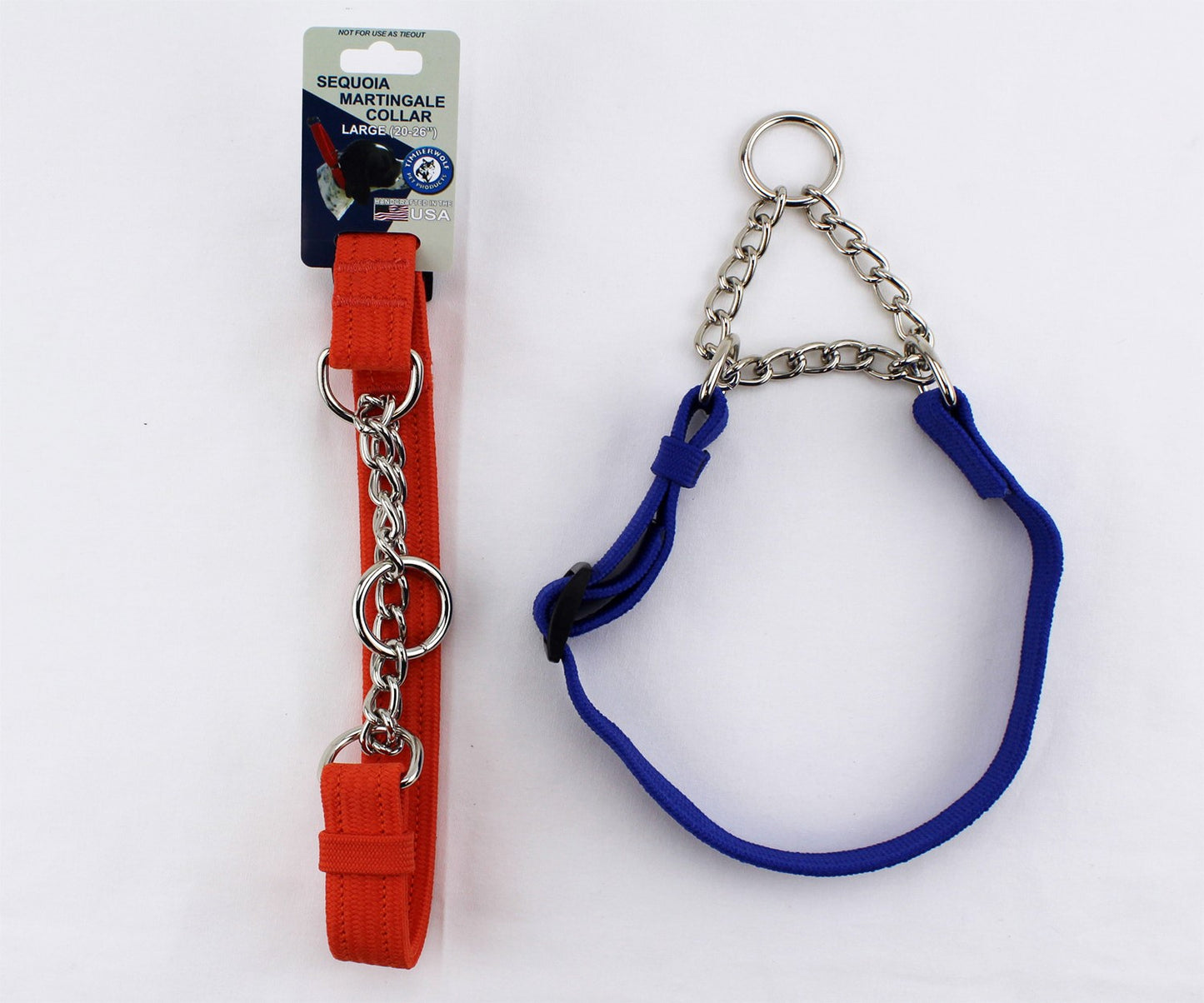 Timberwolf Martingale Collar with chain pull
