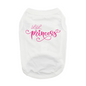 Fun T-Shirt - Lil Princess Dog Shirt - White