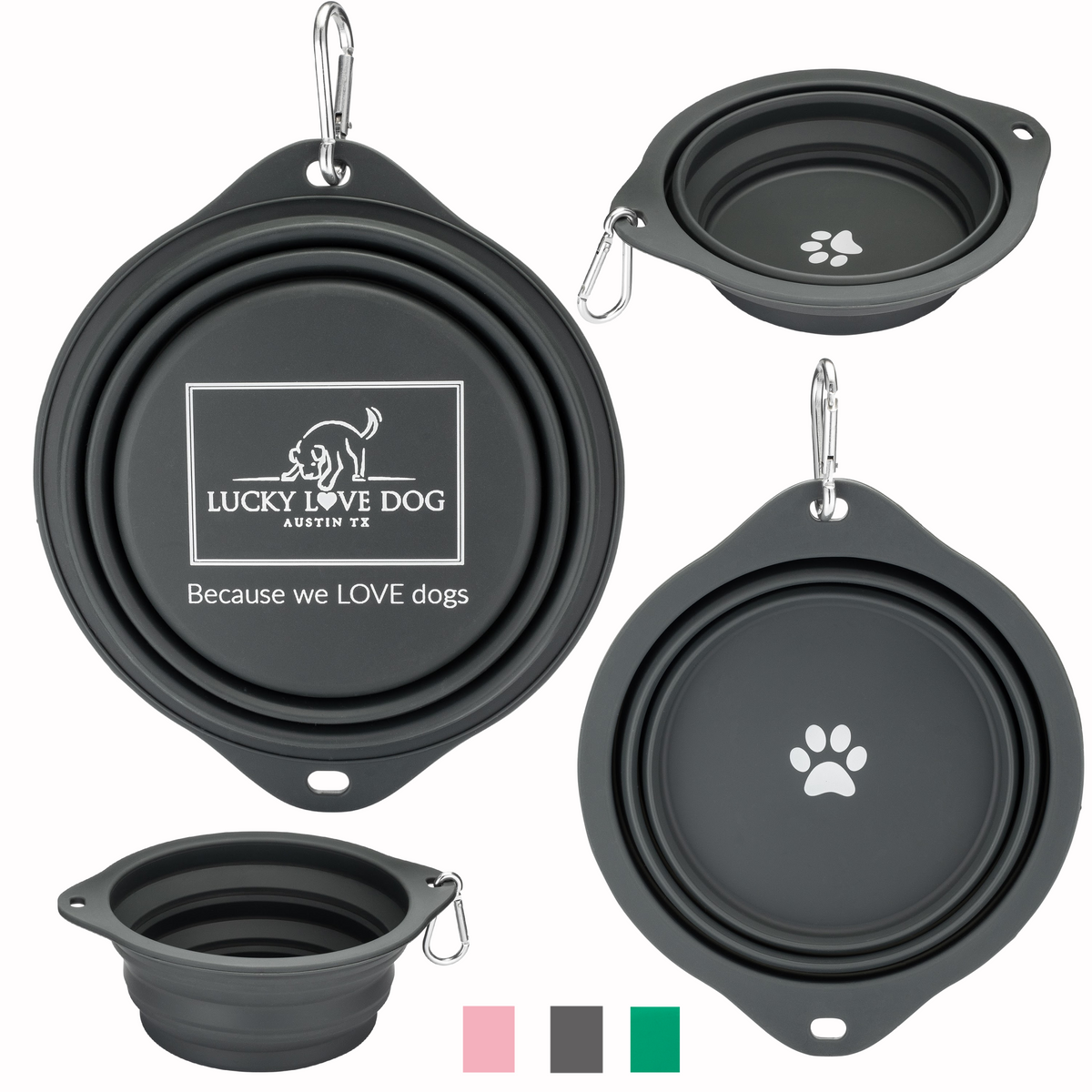 Steel Collapsible Travel Bowl