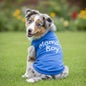Fun T-Shirt - Mama's Boy Dog Shirt - Blue