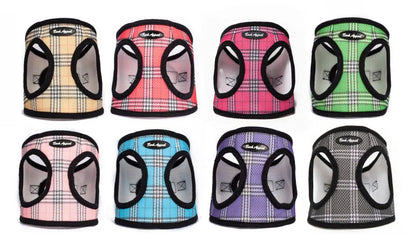 Mesh Step-In Harness - Plaid & Camo