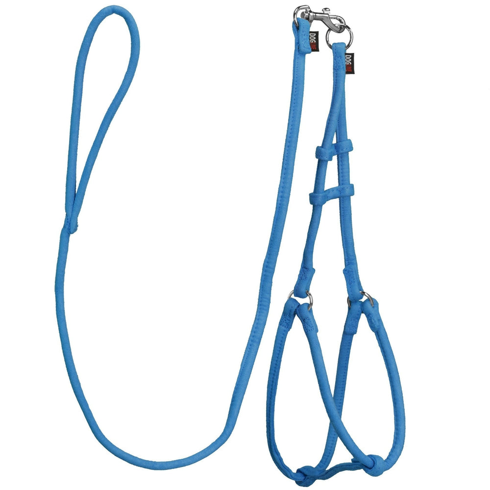 Comfort Microfiber Round Step-In Dog Harness + Dog Lead