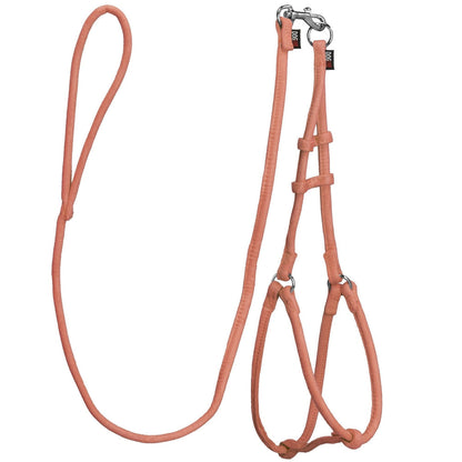 Comfort Microfiber Round Step-In Dog Harness + Dog Lead