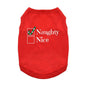 Fun T-Shirt - Naughty Dog Shirt - Red