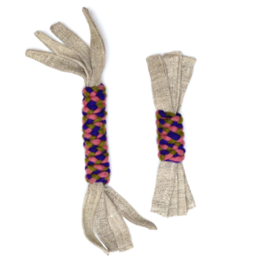 Hemp Ribbon Twist Dog Toy