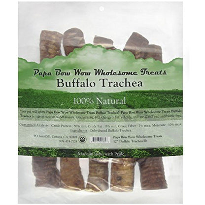 Papa Bow Wow Buffalo Trachea 12"