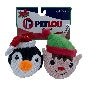 Christmas Ez Squeaky Ball Twin Pack-Penguin & Elf
