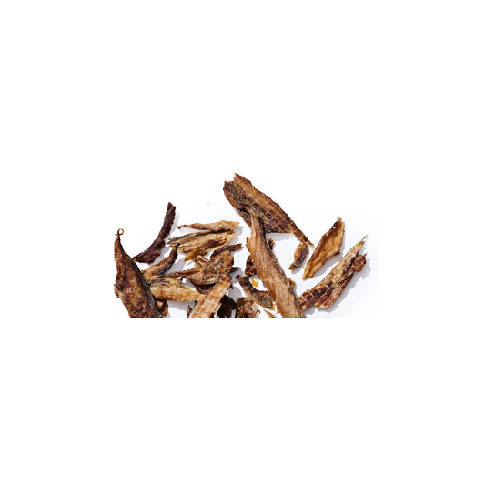 Pezzy Pet Mexican Devil Fish Strips loose treats, 1 lb bulk