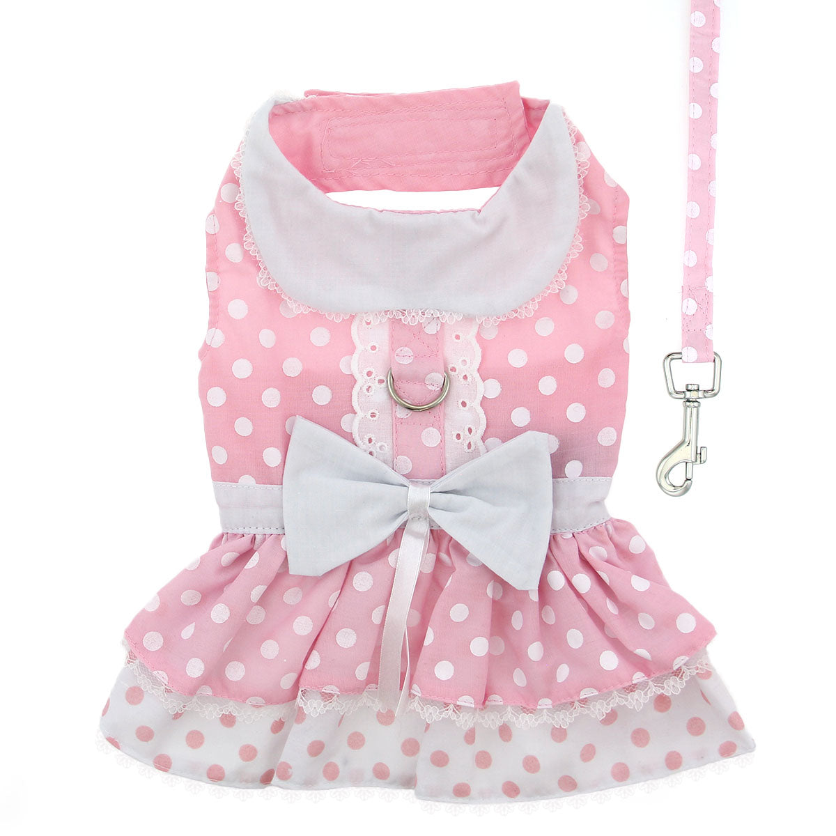 Polka Dot and Lace - Pink