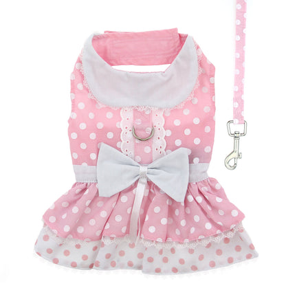 Polka Dot and Lace - Pink