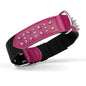 Leather + Nylon Spike Collar