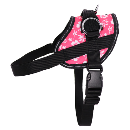 No Pull Harness - Hibiscus - Pink Hibiscus
