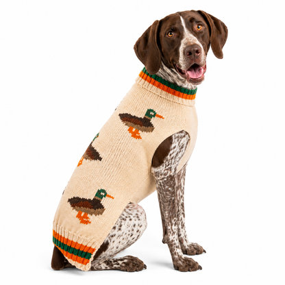 Lucky Duck Dog Sweater