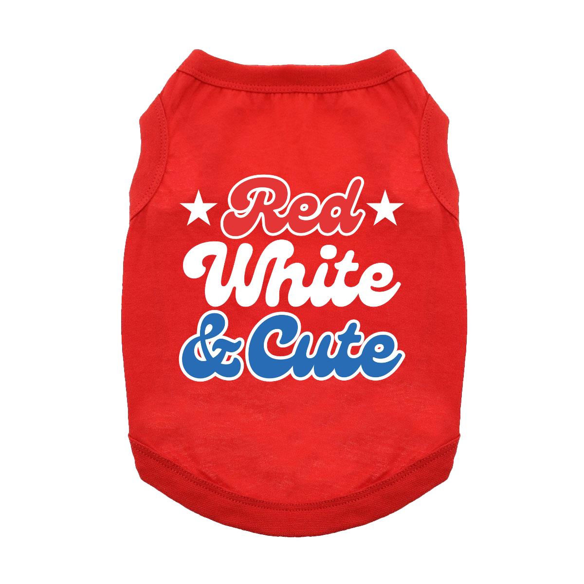 Fun T-Shirt - Red, White and Cute