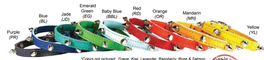 Pocket Pups - Mini Spikes Collars