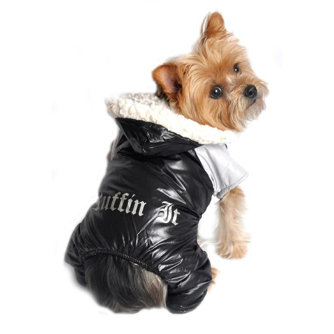 Ruffin It Snowsuit - Black & Gray