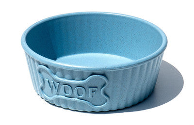 Woof Ribbed Wheat PP Bowl