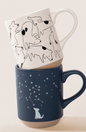 STONEWARE NEW YORK MUGS