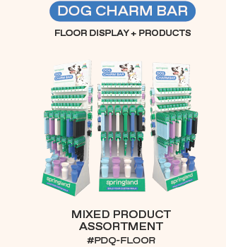 Charm Bar Floor Display + Products mixed assortment, #PDQ-FLOOR