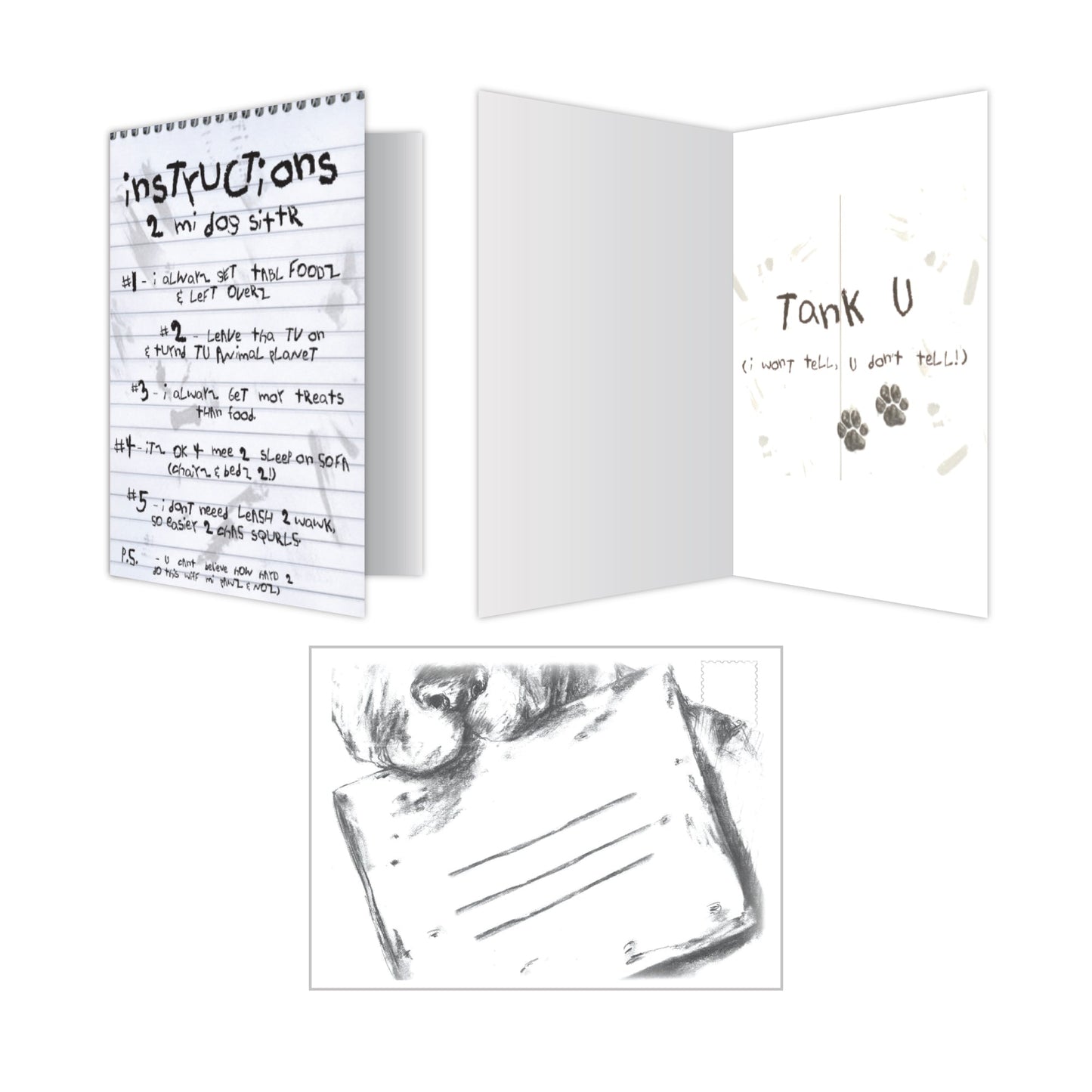 Pet Sitter Cards (Pack of 6)