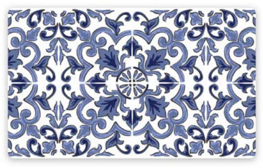 Canyon Clay Pet Placemat, Indigo, 11.5” x 19”