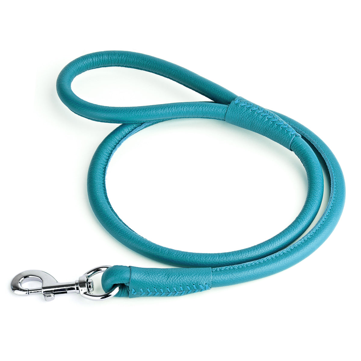 Soft Leather Round Dog Lead